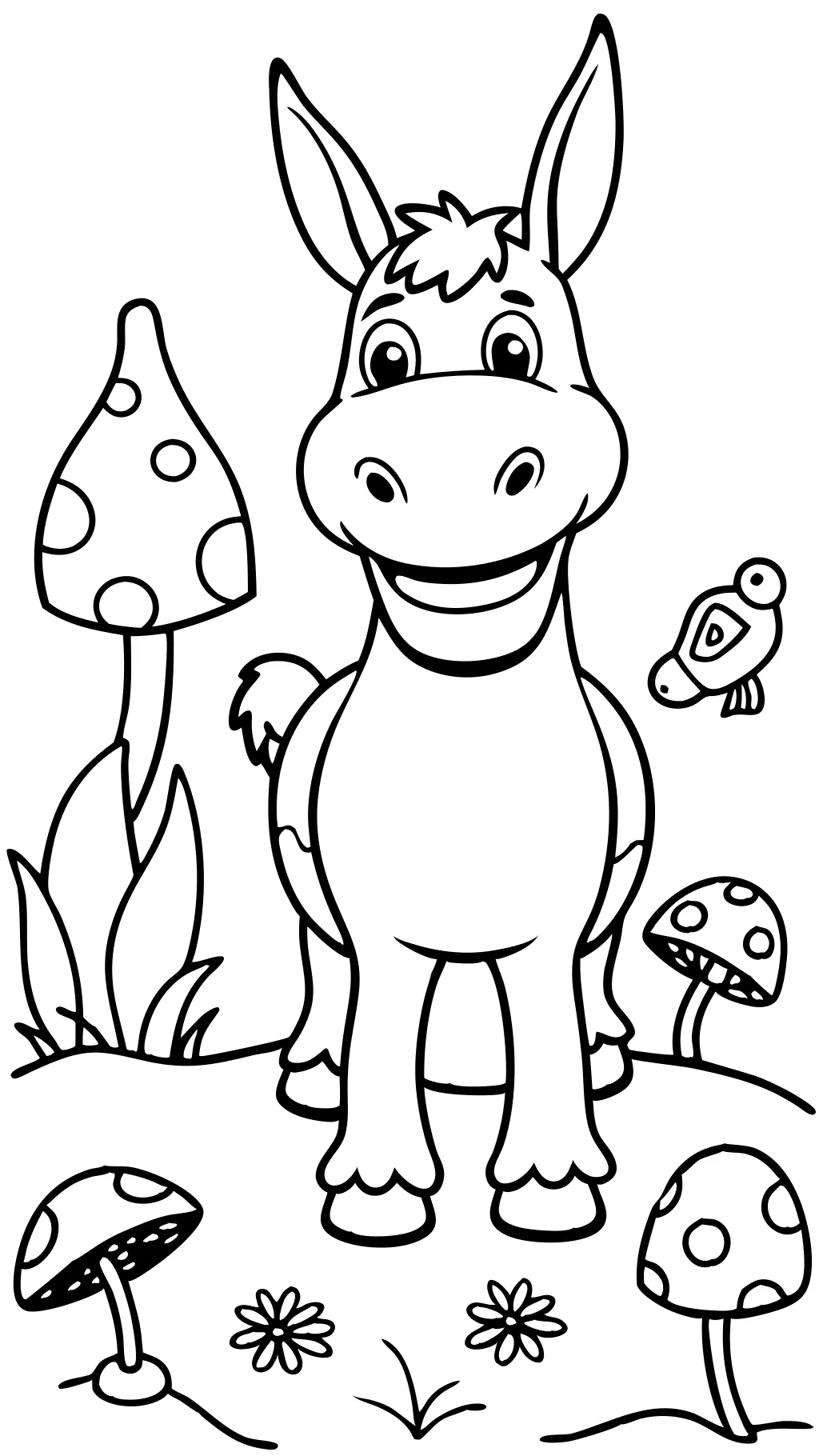 Donkey Shrek Coloring Pages